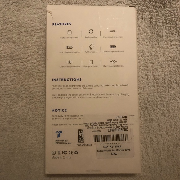 IPhone X/XS/10 Battery Case 🔋 - Picture 2 of 4